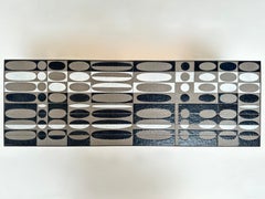 Large Ellipses Ceramic Low Table, Roger Capron, Vallauris c. 1960