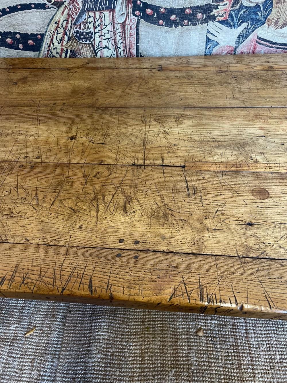 Large elm farmhouse table , French circa 3.18  3