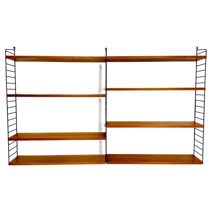 Large Elm Wood String Shel by Kajsa and Nils ''Nisse'' Strinning for ...