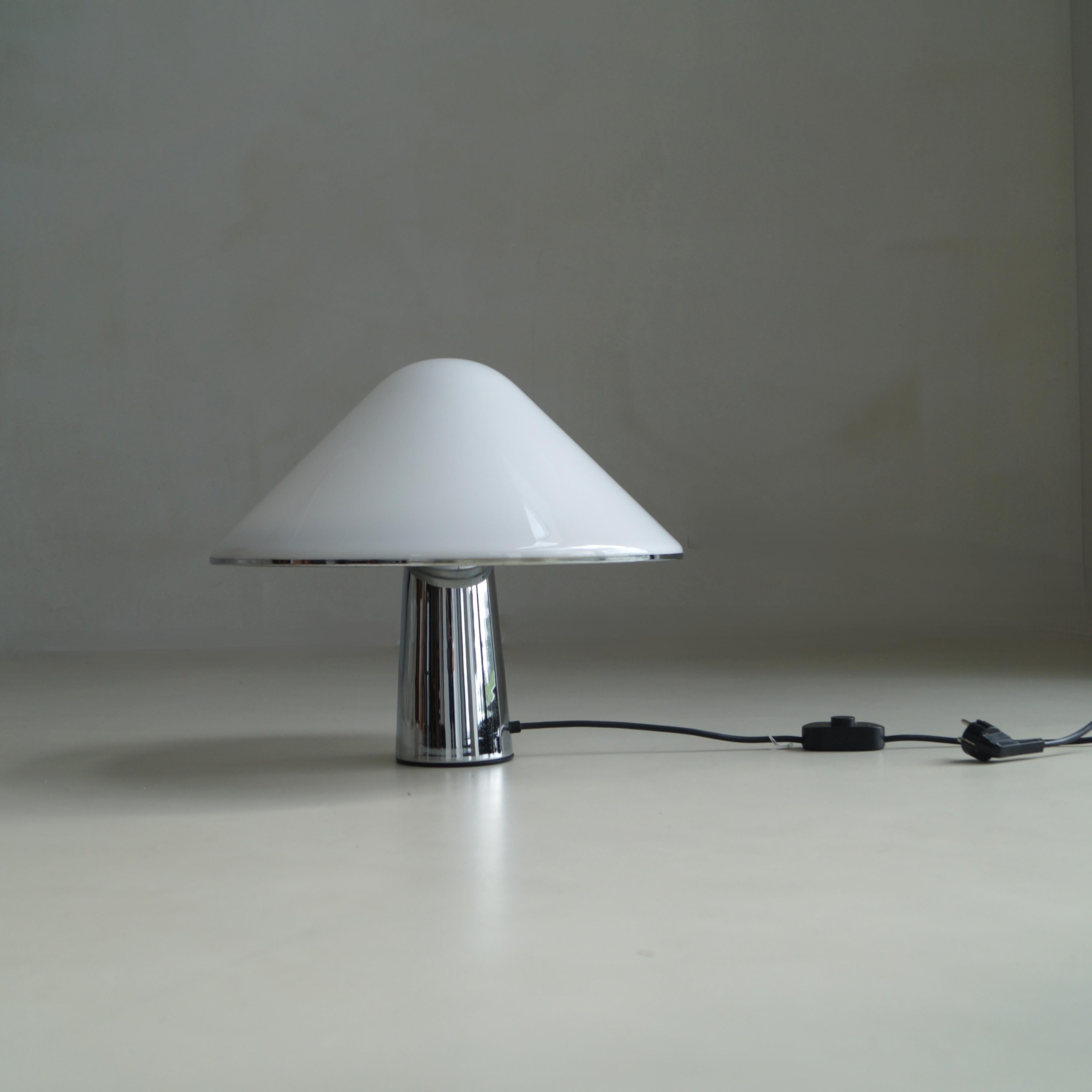 Large Elpis tablelamp by Harvey Guzzini for IGuzzini, 1970s For Sale 8