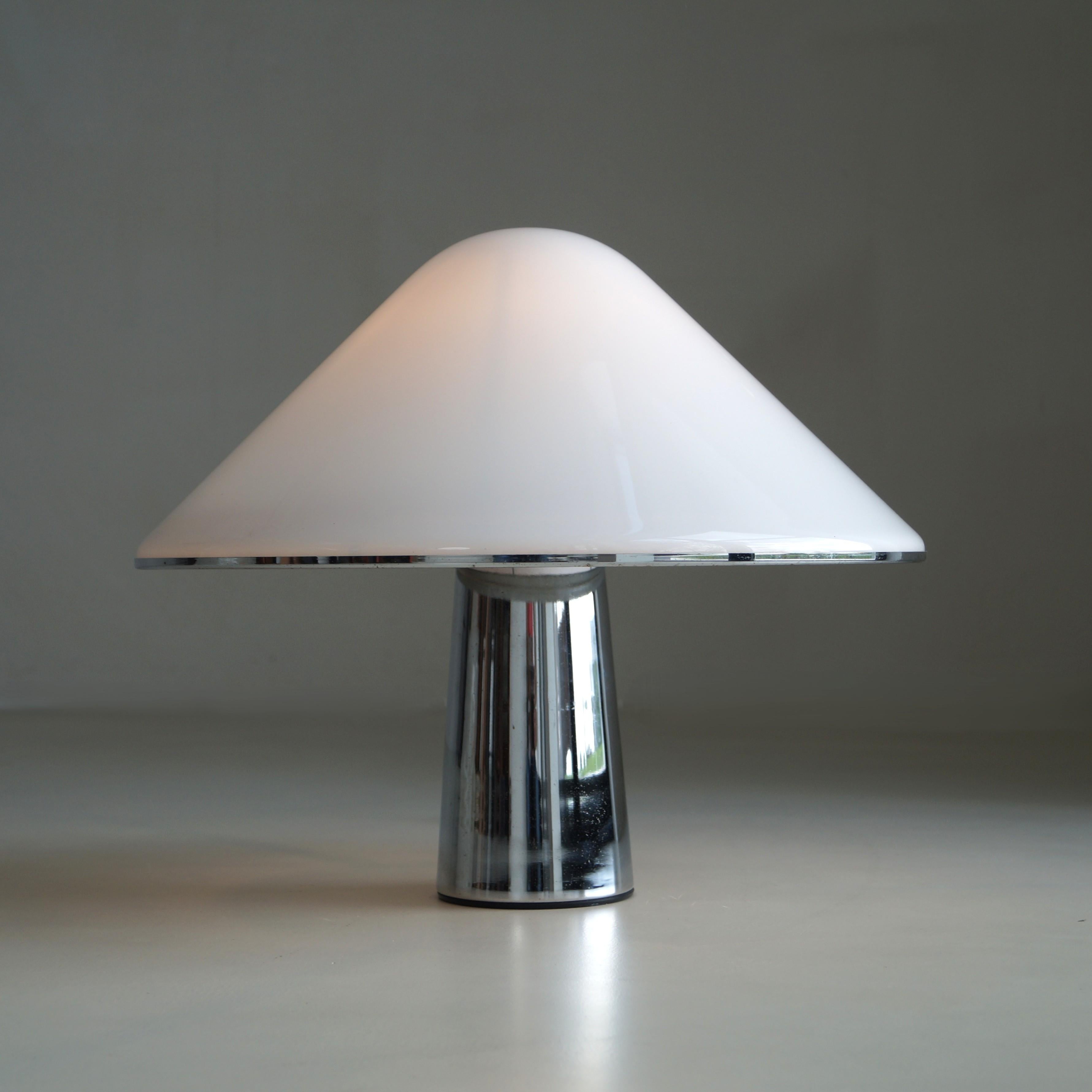Post-Modern Large Elpis tablelamp by Harvey Guzzini for IGuzzini, 1970s For Sale
