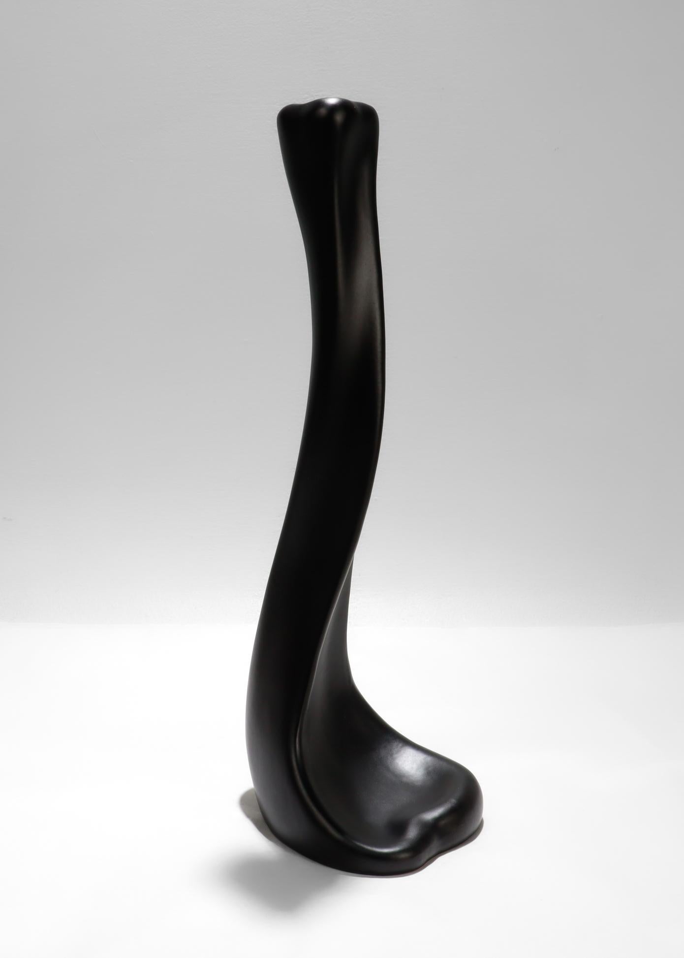 A fine signed candle holder.

In black glazed pottery.

By Elsa Peretti for Tiffany & Co.

In the 'Bone' pattern.

Marked to the base for E. Peretti for Tiffany / Italy.

Simply a wonderful candlestick!

Date:
20th Century

Overall Condition:
It is