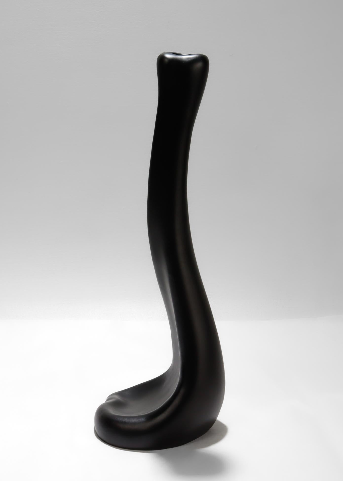 Glazed Large Elsa Peretti for Tiffany & Co. 'Bone' Ceramic Candlestick Holder
