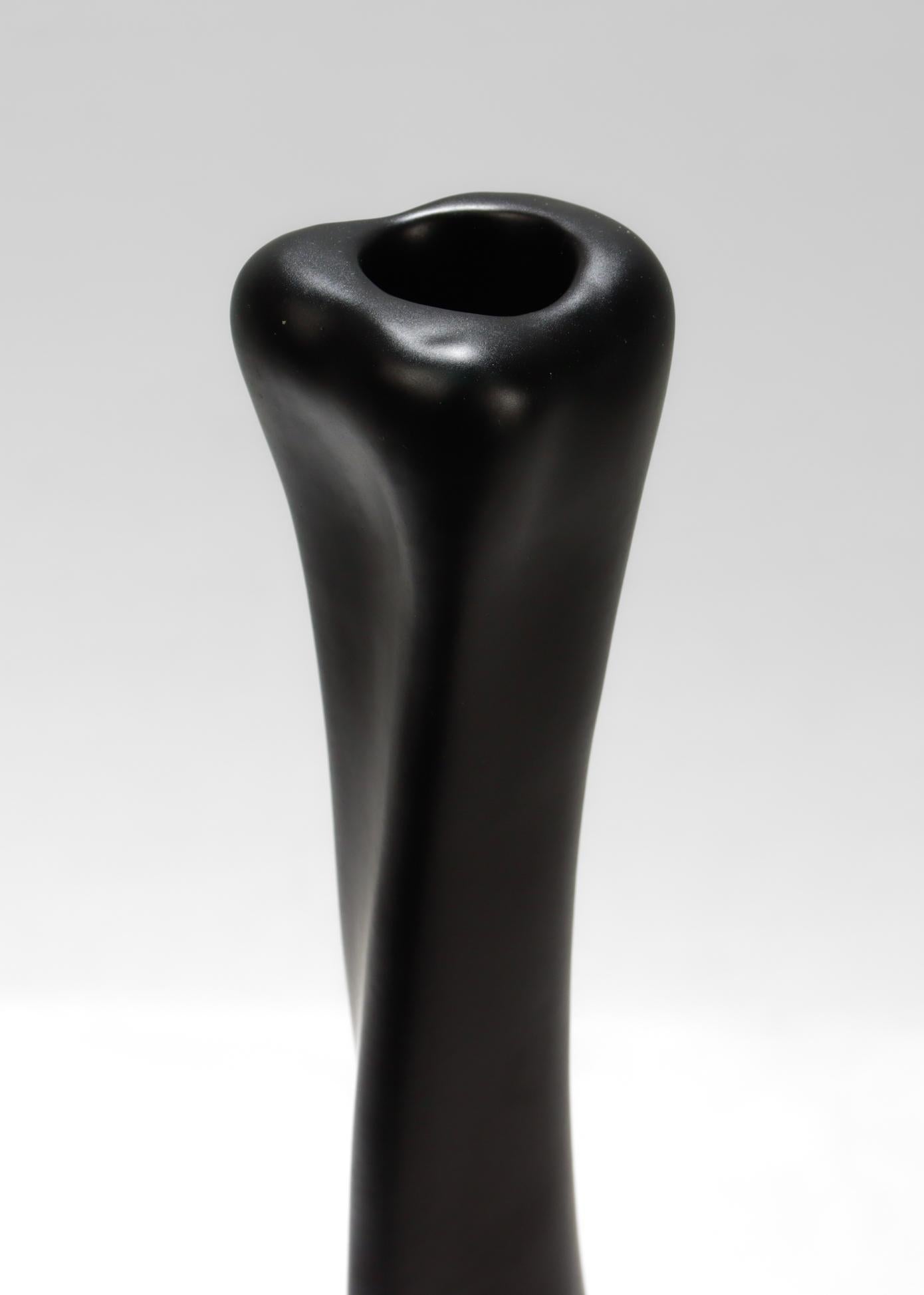Large Elsa Peretti for Tiffany & Co. 'Bone' Ceramic Candlestick Holder 2