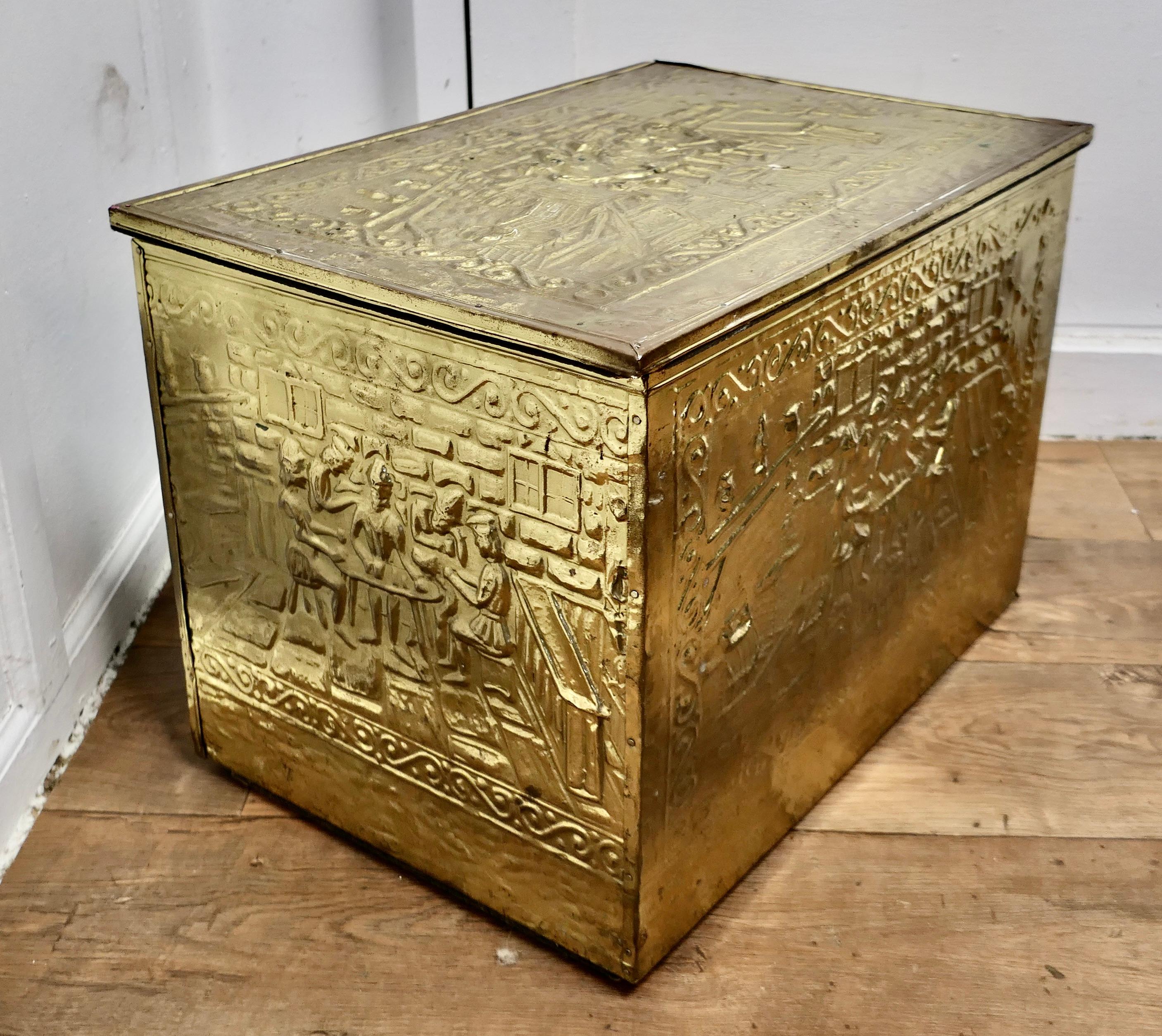 brass fire box