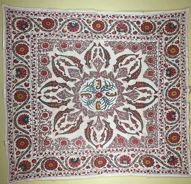 Embroidered Large Embroidery Suzani Textile