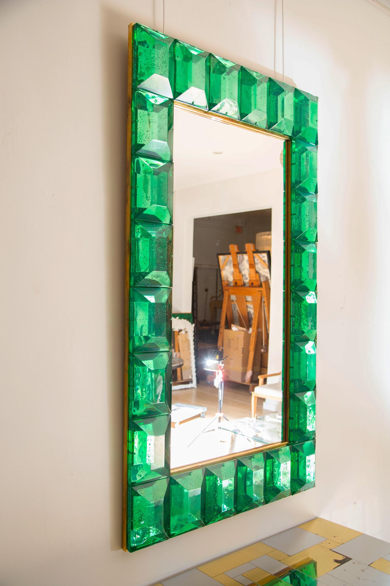 emerald cut mirror