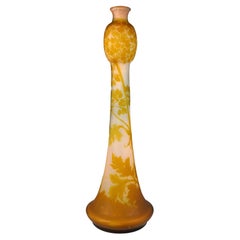 Grande vaso cammeo Émile Gallé Art Decor, Francia, circa 1904