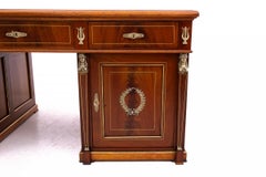 Large Empire desk, France, circa 1870. After renovation.