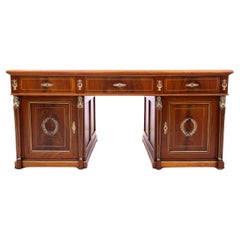 Antique Large Empire desk, France, circa 1870. After renovation.