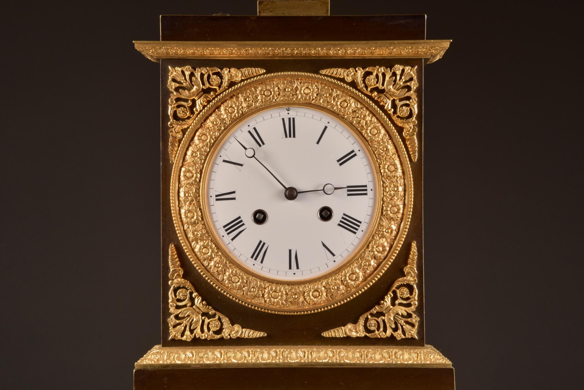 Großes Empire-Pendel:: Japy Freres & Cie:: Medaille d'Honneur:: 1855 im Zustand „Gut“ in Ulestraten, Limburg