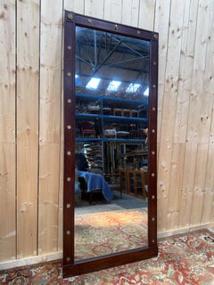 Large Empire period floor mirror – Gilded bronze – 19th century