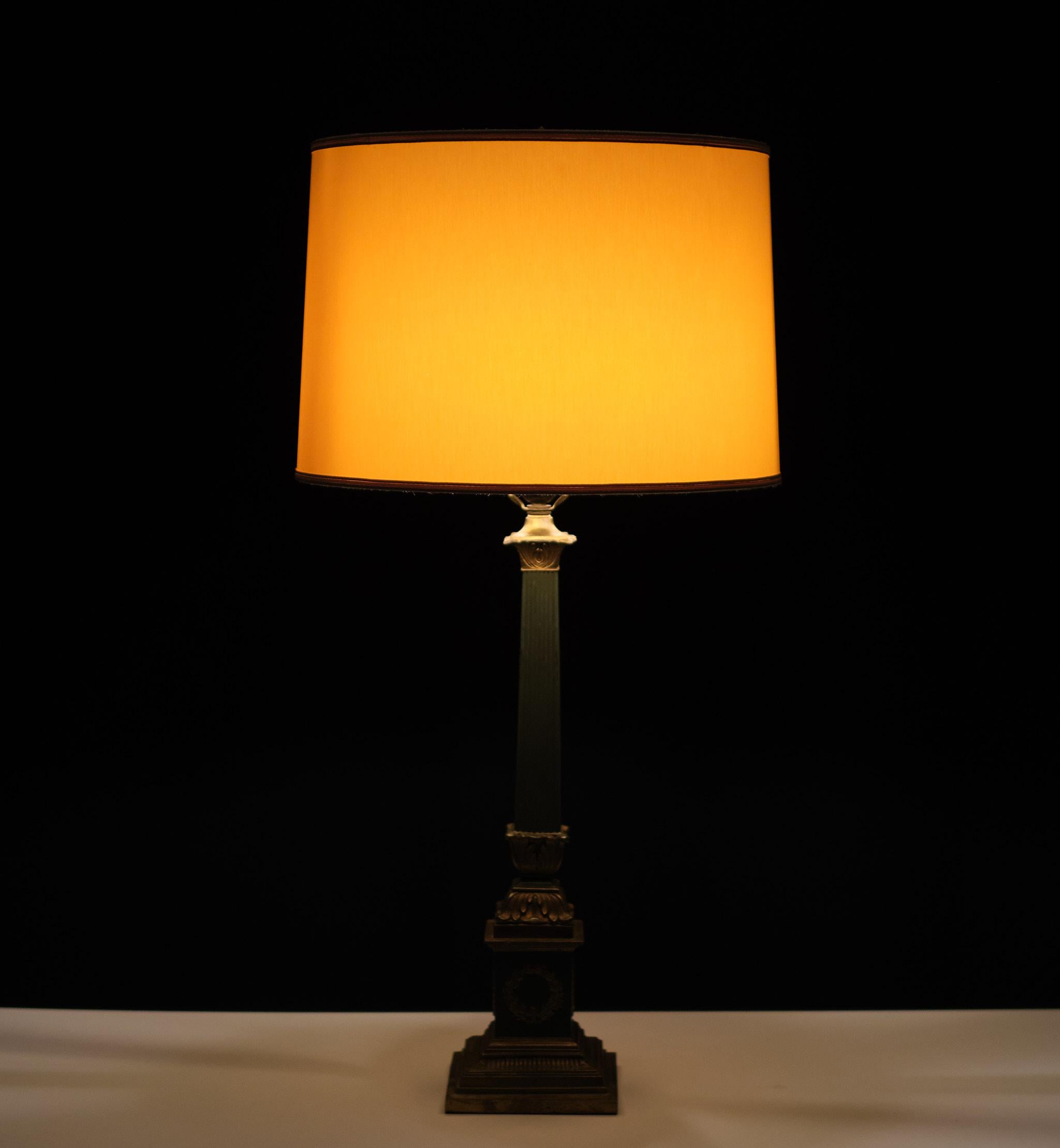 Large Empire Revival Table Lamp  1960s England  For Sale 4