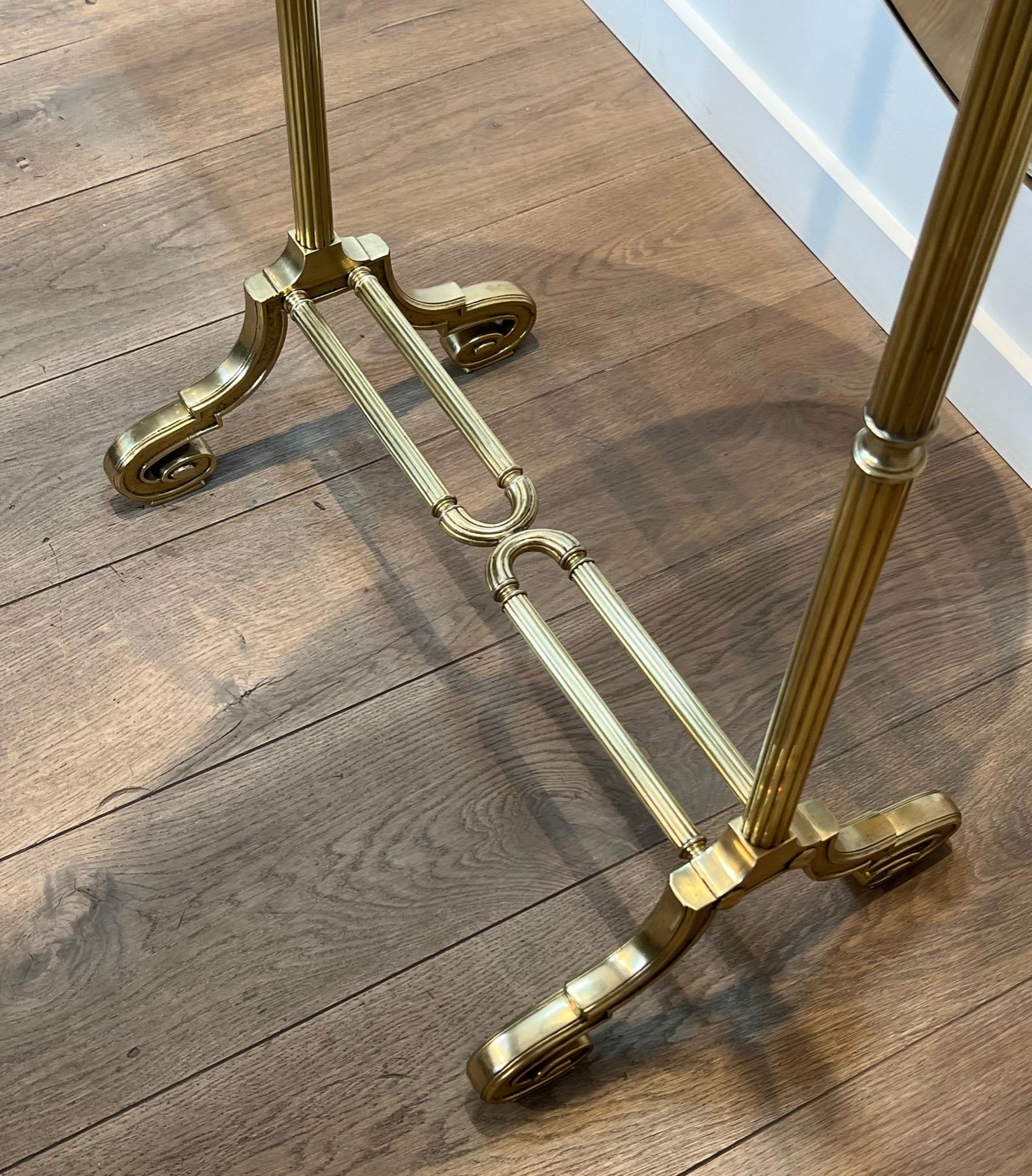 Grande specchio Psiche in stile impero in bronzo e ottone in vendita 13