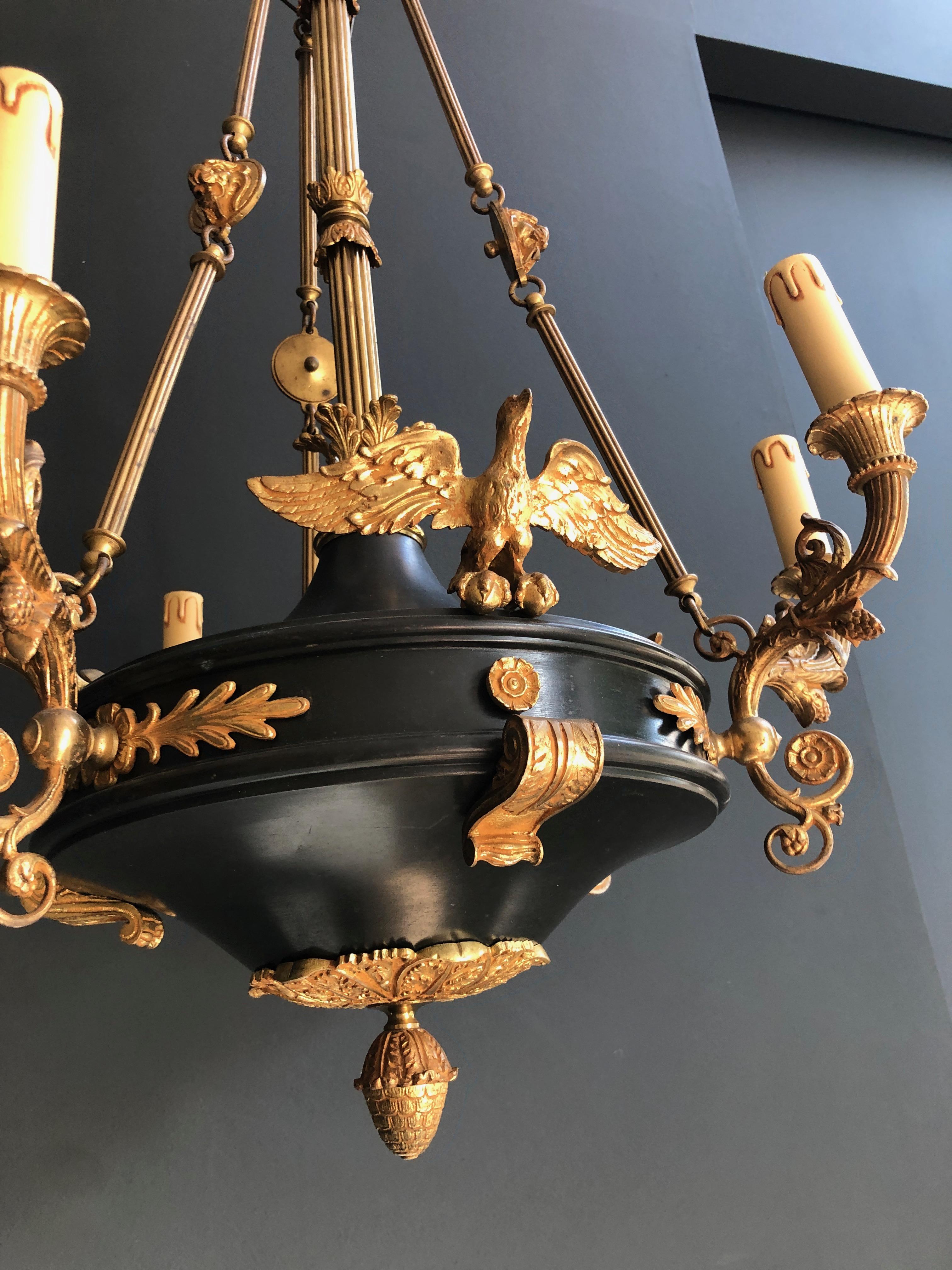 Large Empire Style Chandelier 8