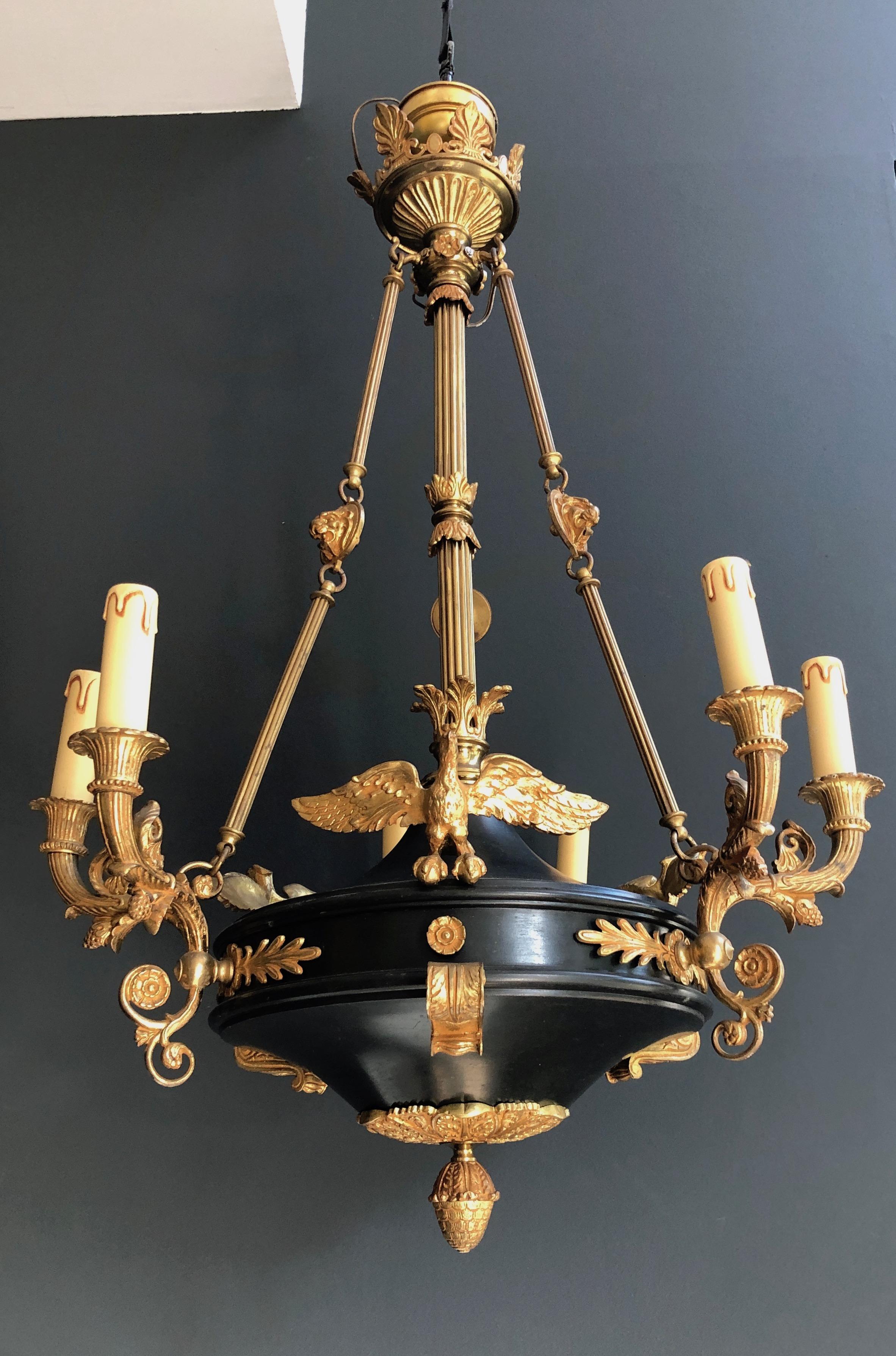 Large Empire Style Chandelier 13