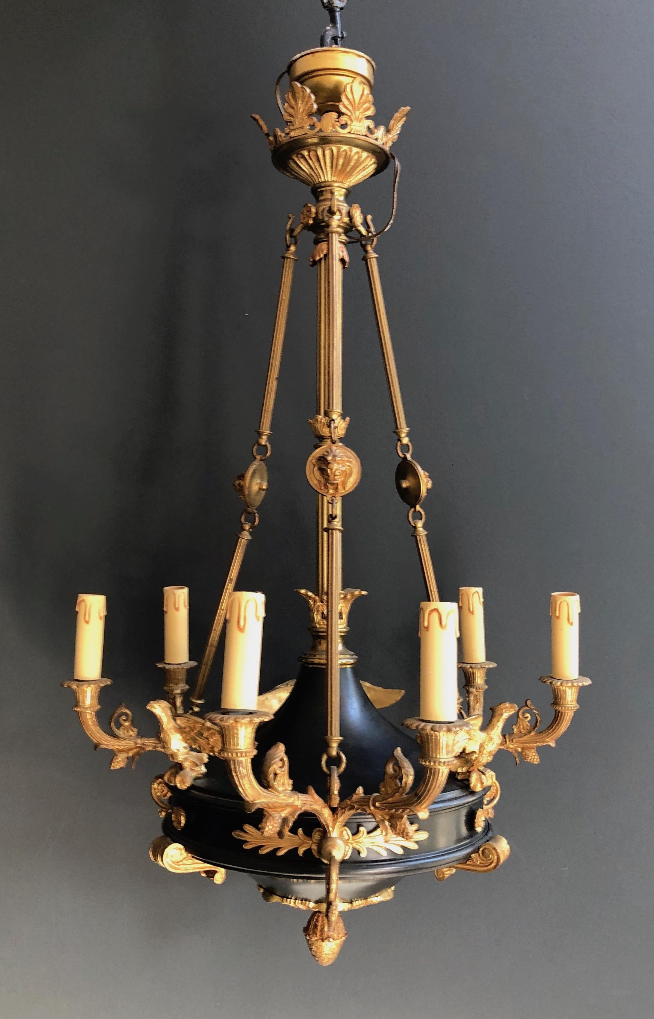 Large Empire Style Chandelier 14