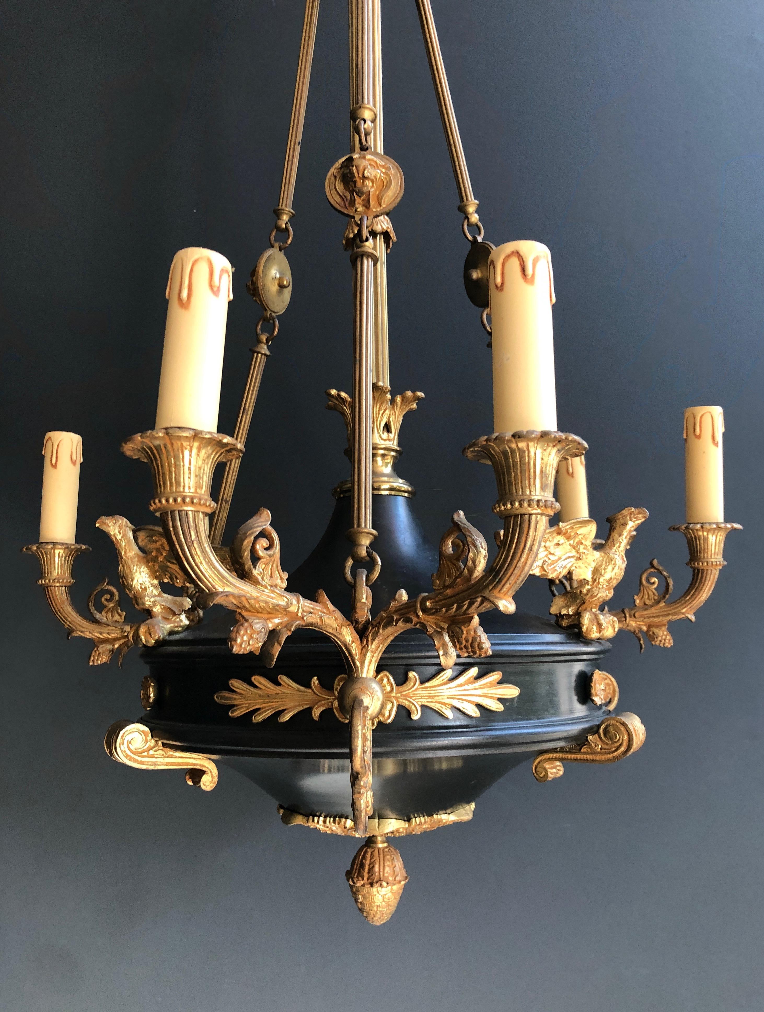 Large Empire Style Chandelier 1