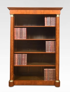 Large Empire Style Open Bookcase