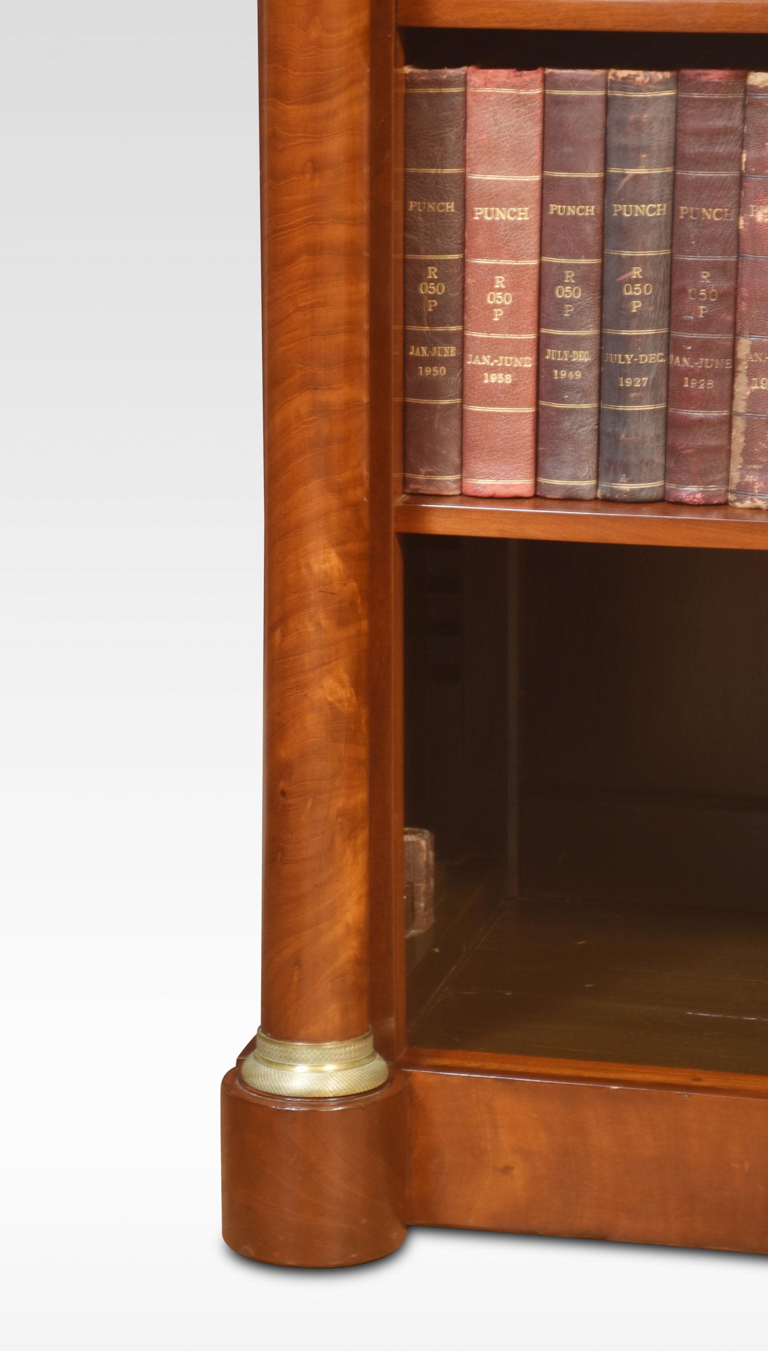 Großes offenes Bücherregal im Empire-Stil im Zustand „Gut“ im Angebot in Cheshire, GB