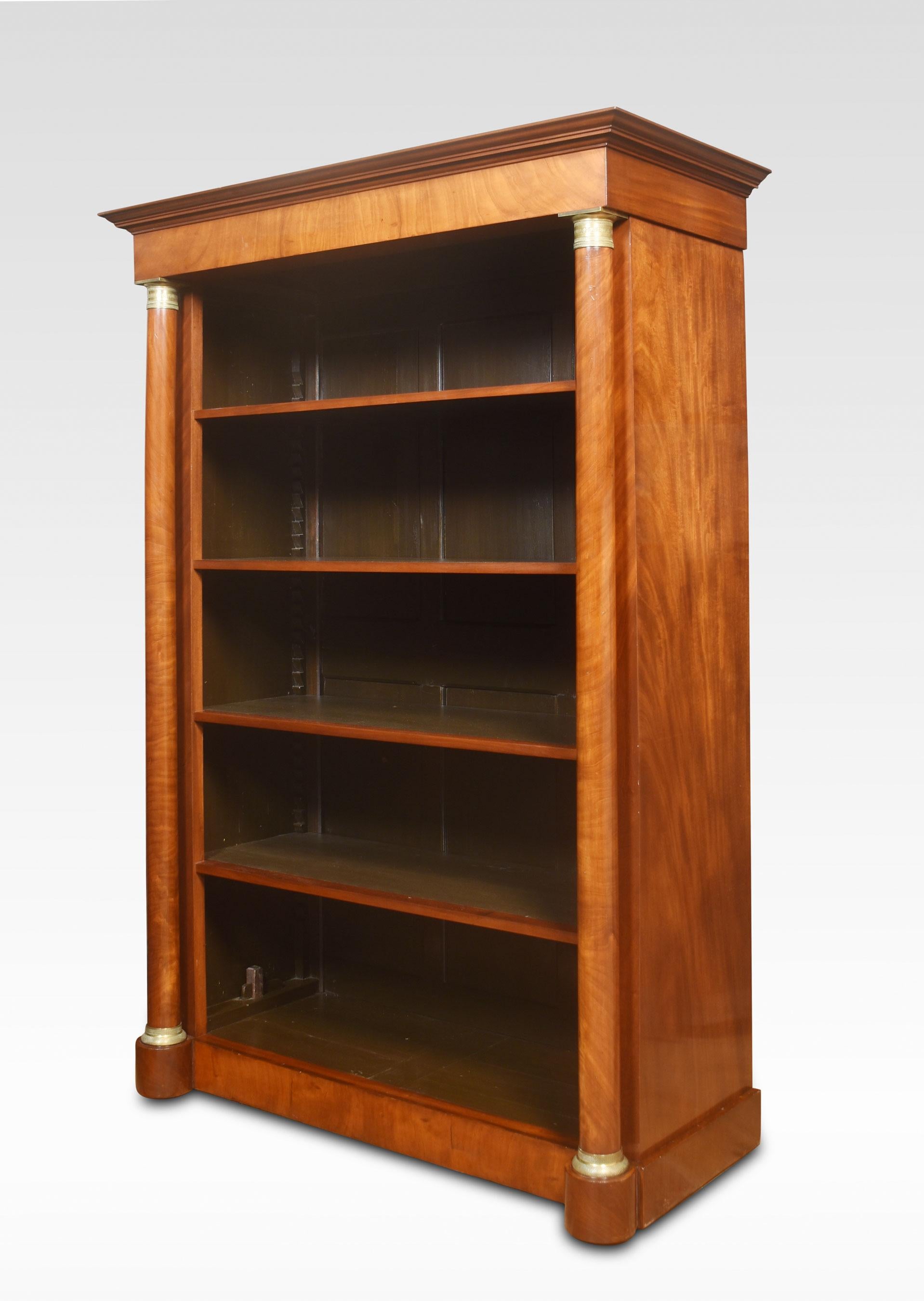 Large Empire Style Open Bookcase For Sale 2