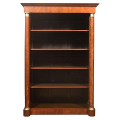Large Empire Style Open Bookcase