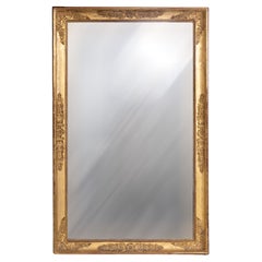 Antique Large Empire Wall Mirror with gilt frame, early 19th Century