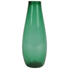 Large Empoli Mouth-Blown Vase, Italy, 1960s