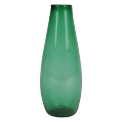 Large Empoli Mouth-Blown Vase, Italy, 1960s
