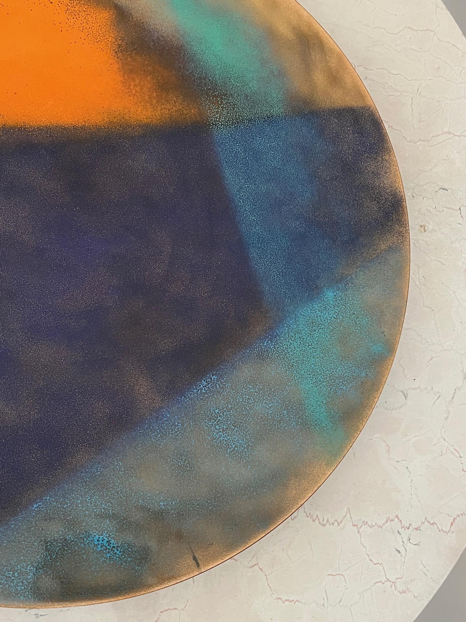 American Large Enamel Bowl by Bovano