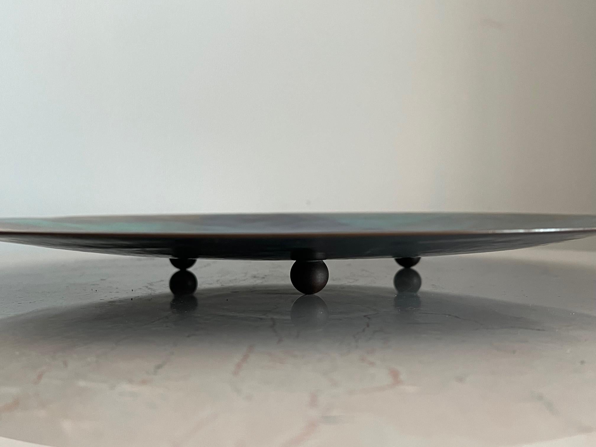 Mid-20th Century Large Enamel Bowl by Bovano