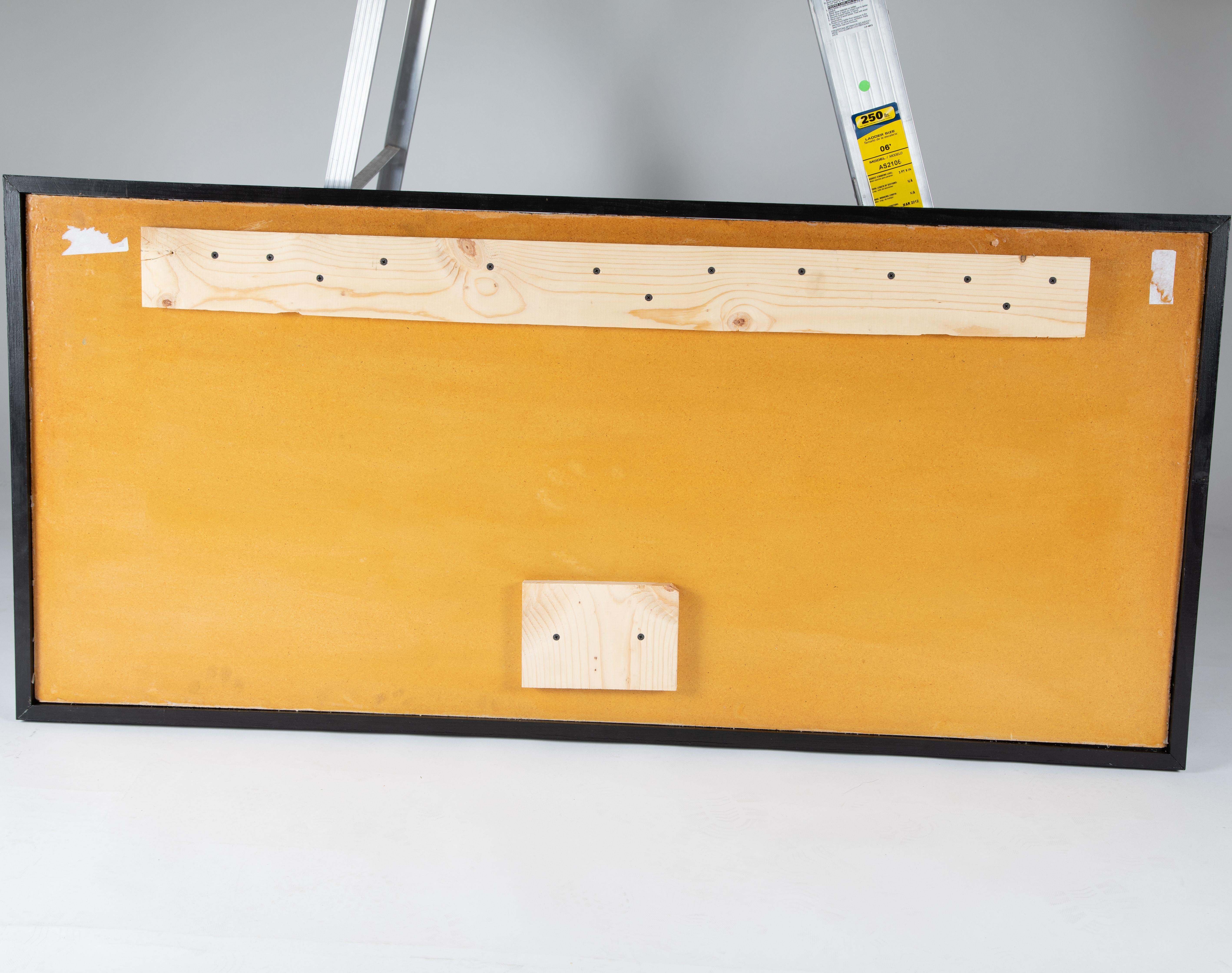 Large Enamel-on-Copper Painting by Italian Artist Giorgio Musoni, circa 1960s For Sale 4