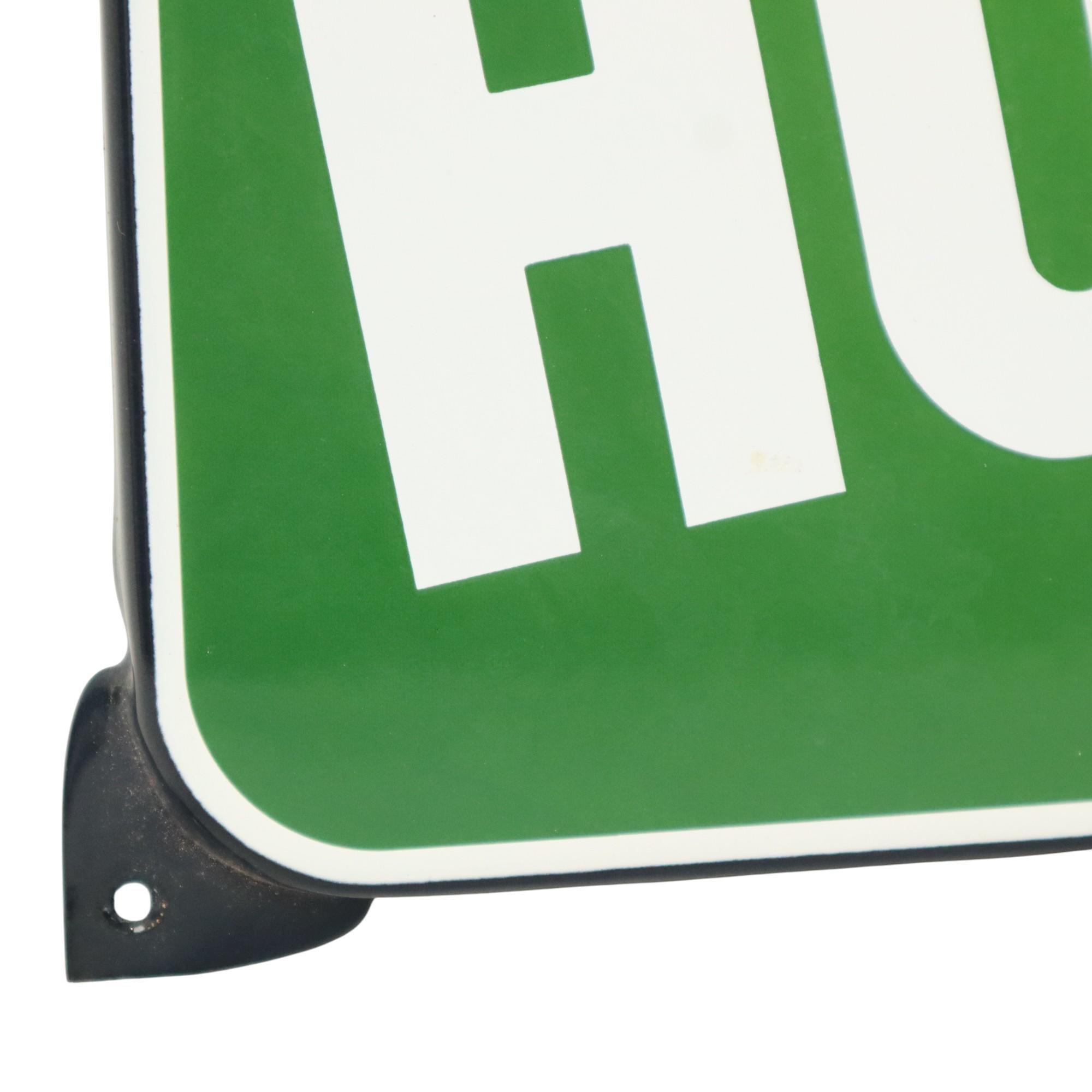 Großes Emaille-Schild Jäger-Zigaretten-Werbeteller Retro im Angebot 2