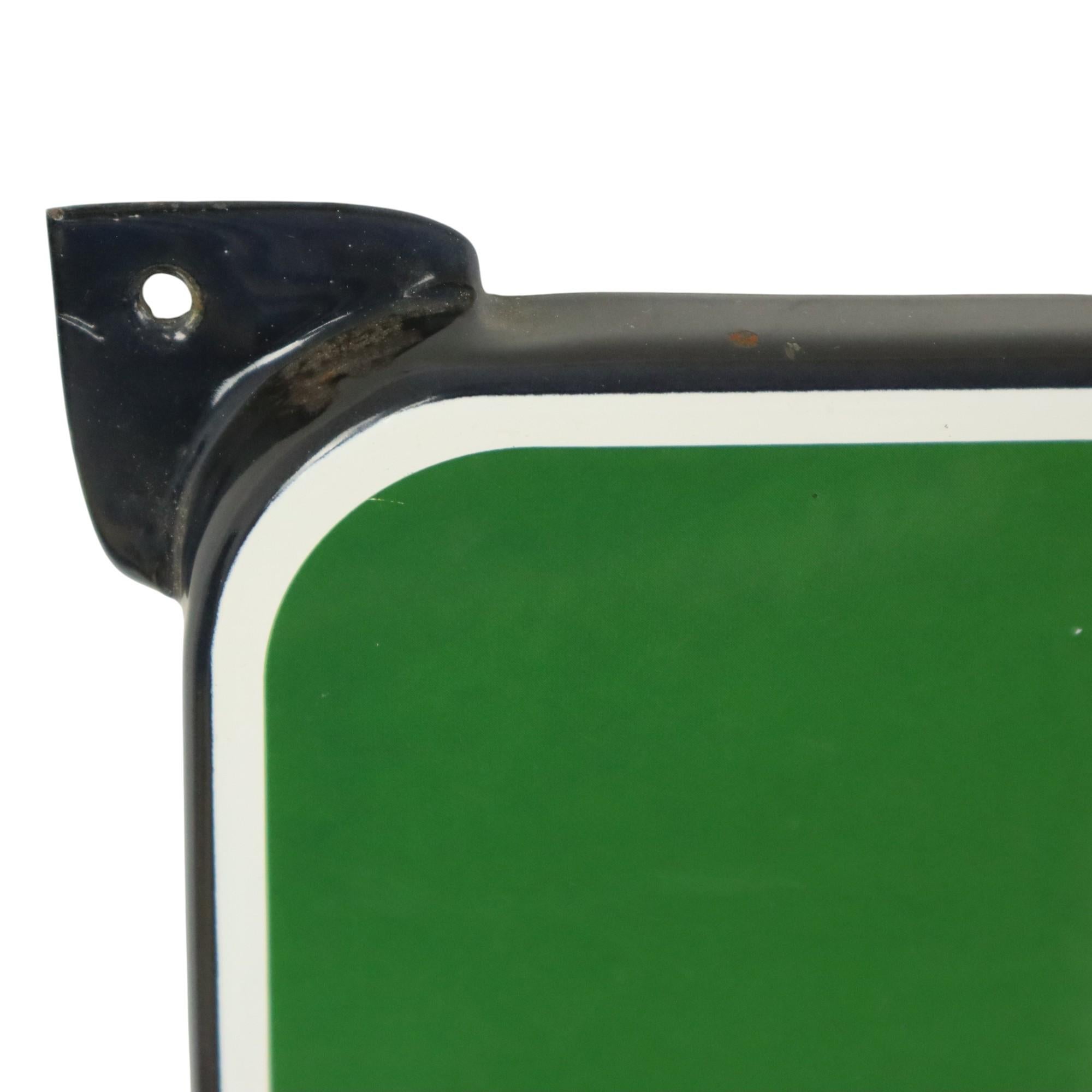 Großes Emaille-Schild Jäger-Zigaretten-Werbeteller Retro im Angebot 3