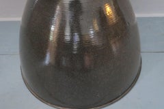 Large Enameled Czech Industrial Ceiling Light