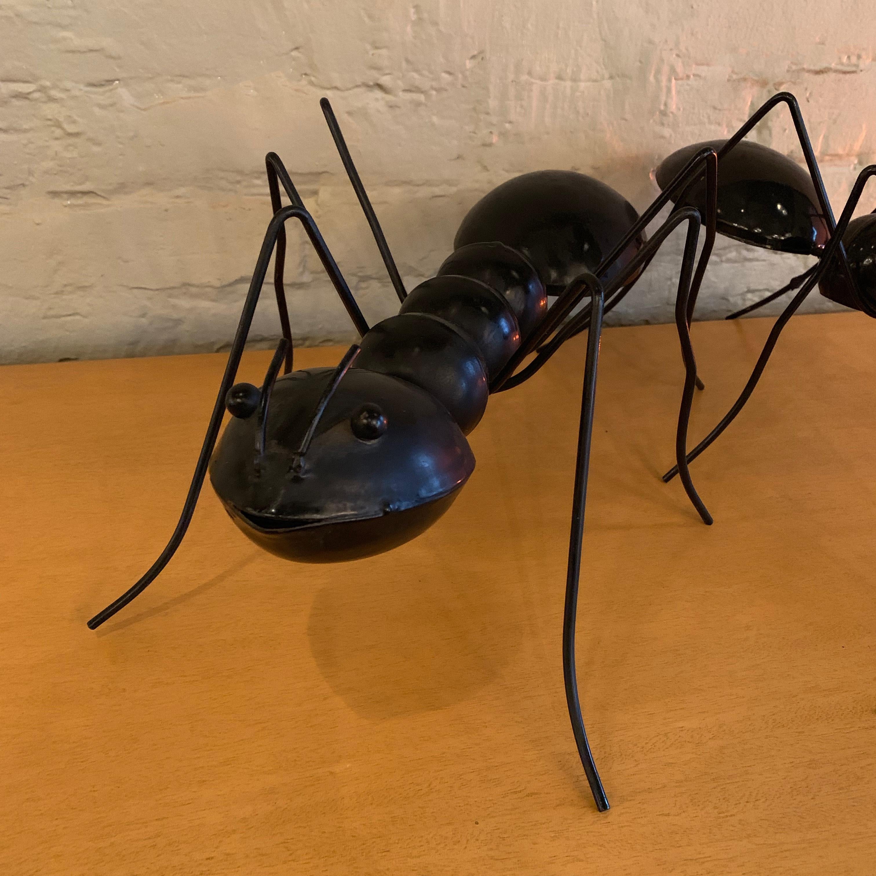 Large Enameled Metal Ant Sculptures In Good Condition In Brooklyn, NY