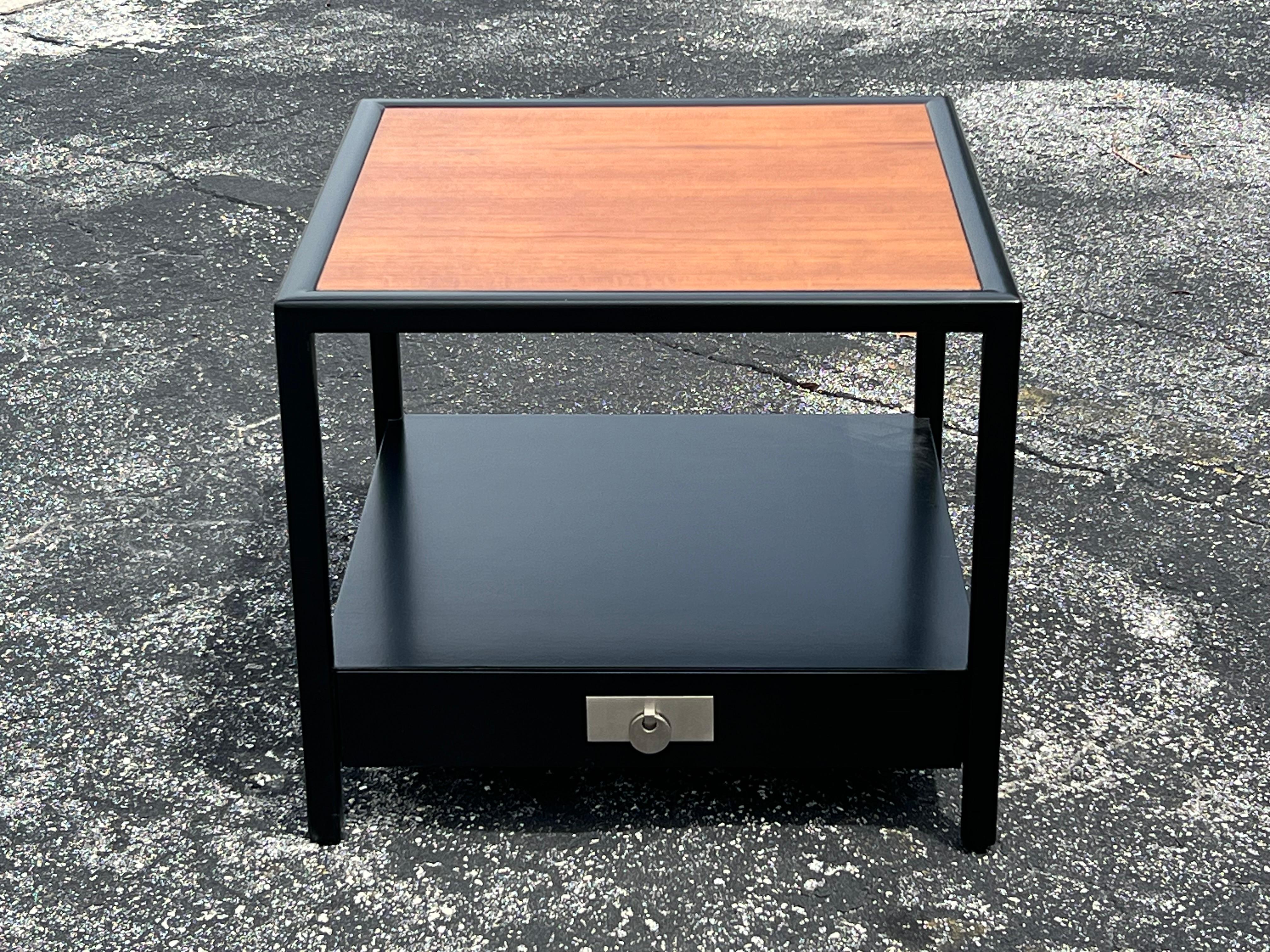 Chinoiserie Large End Table By Michael Taylor For Baker Ca' 1950's