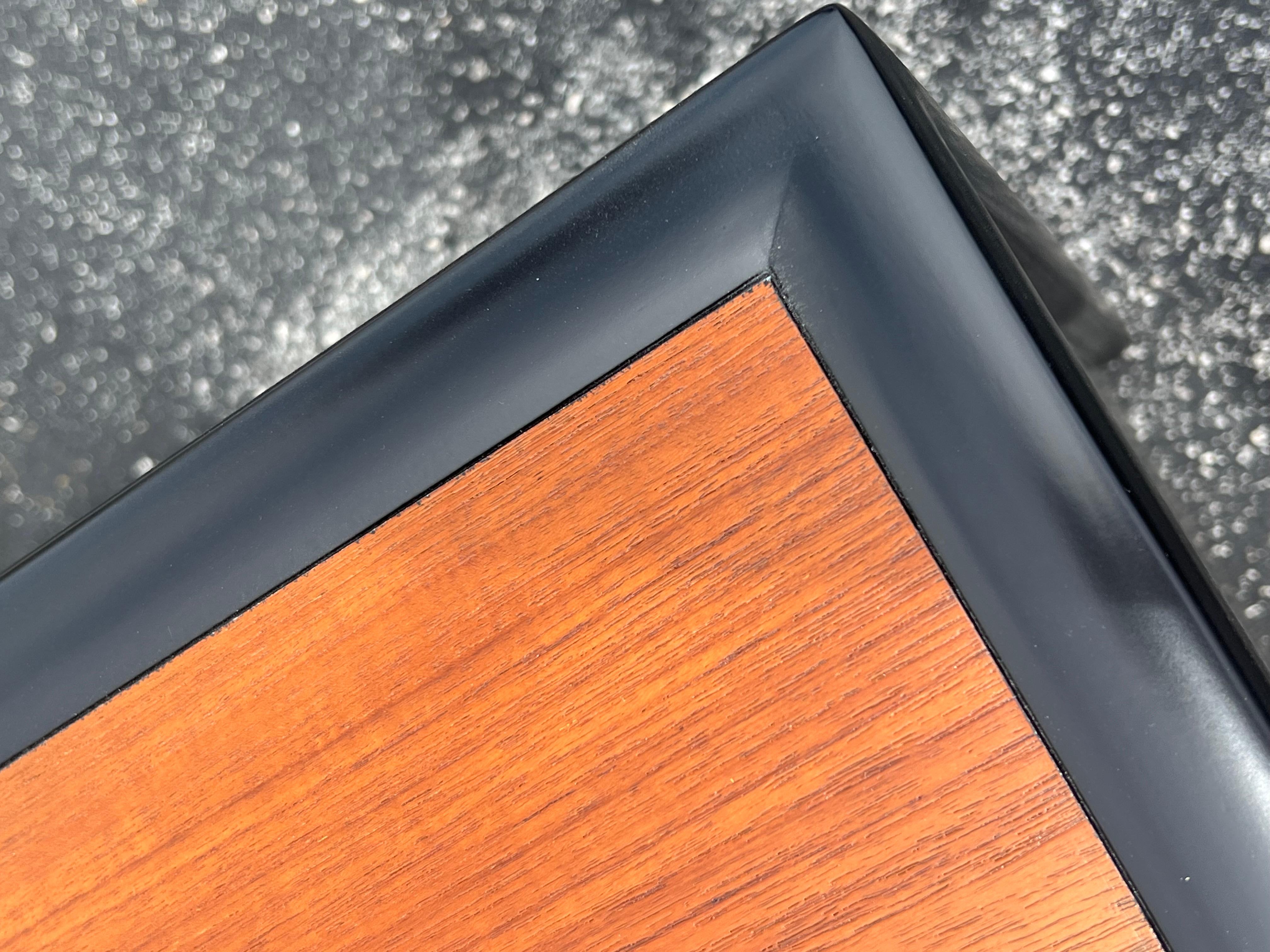 Walnut Large End Table By Michael Taylor For Baker Ca' 1950's