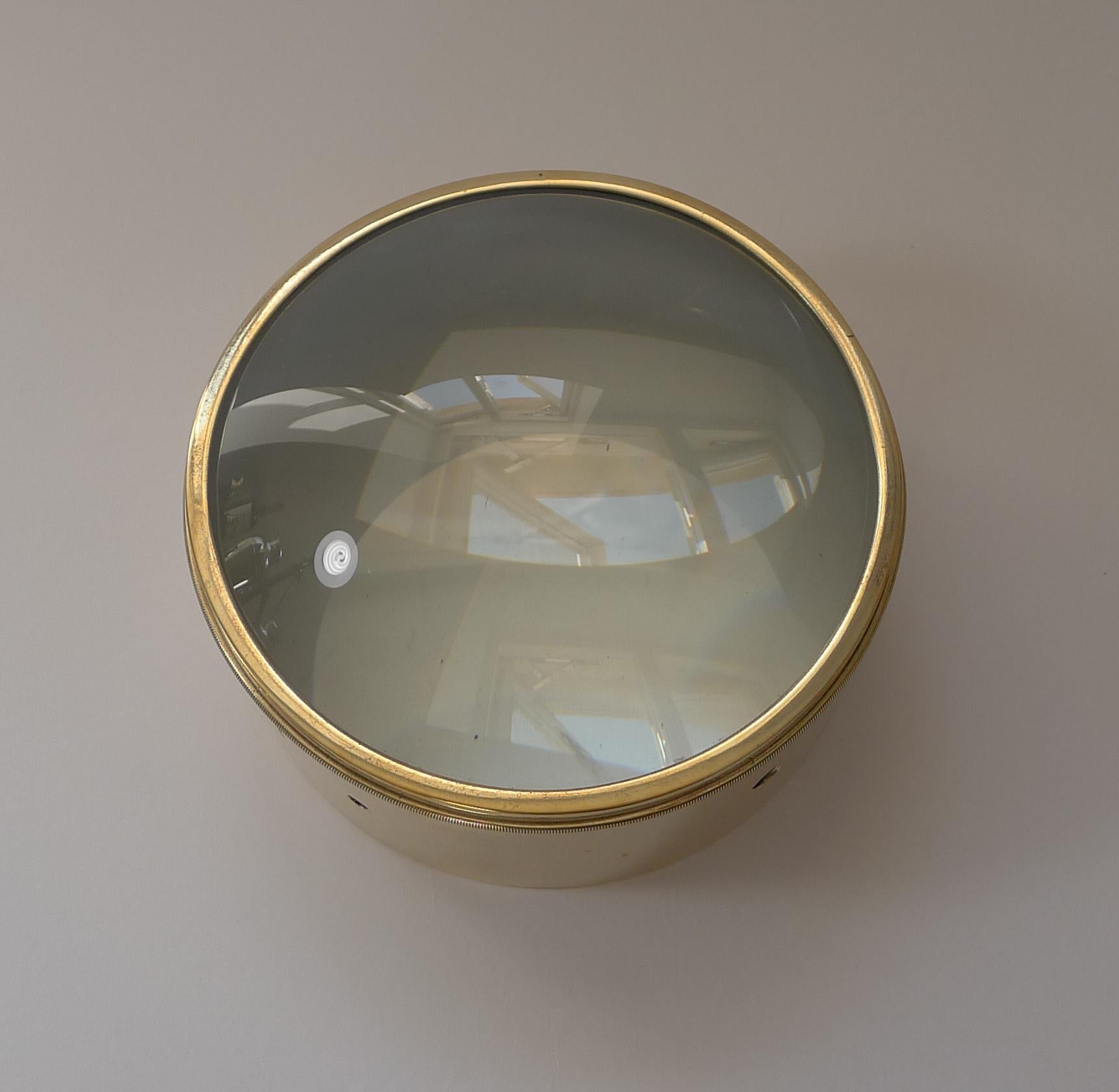 vintage magnifying glass paperweight