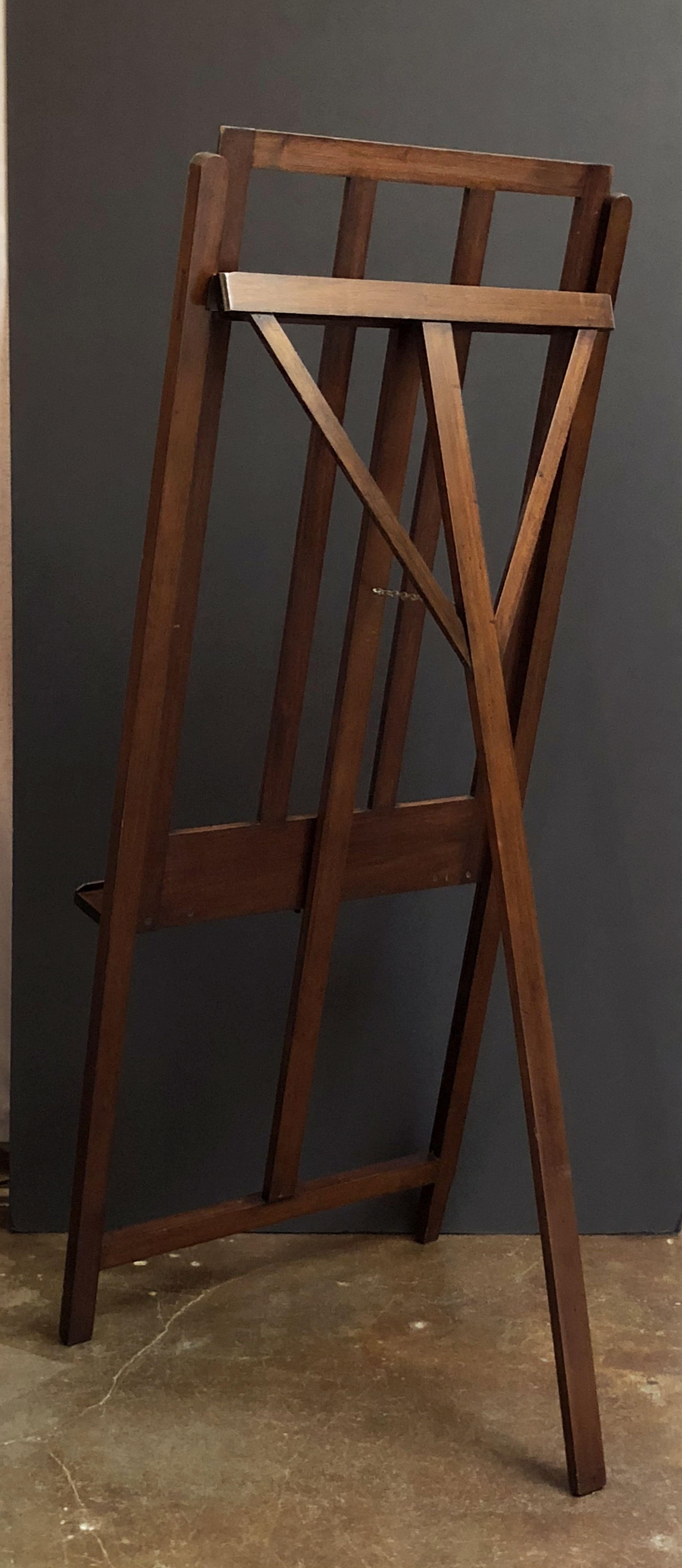 Large English Artist's Gallery Display or Studio Easel of Mahogany 4