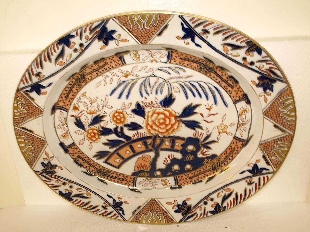 Large English Ashworth Ironstone Platter 6
