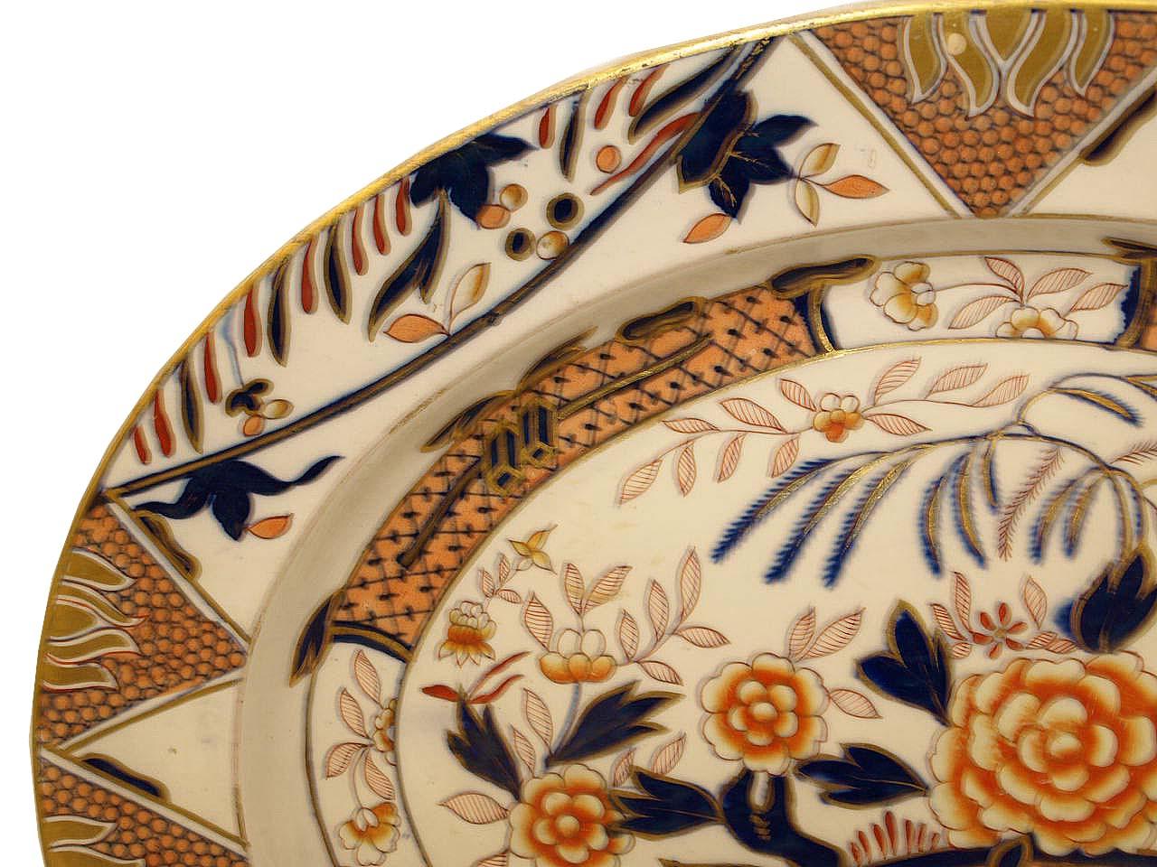 Large English Ashworth Ironstone Platter 8