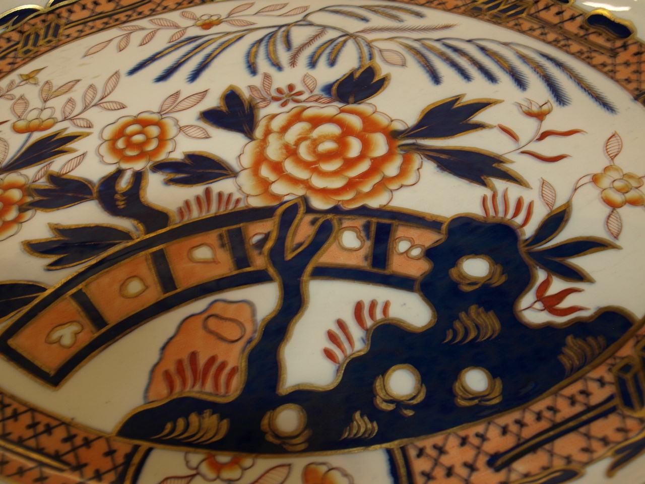 Large English Ashworth Ironstone Platter 9
