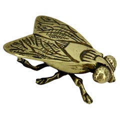 Large English Brass Bee Trinket for Jewelry, Salt or Pepper