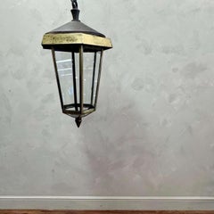 Large  English Brass Lantern c1930