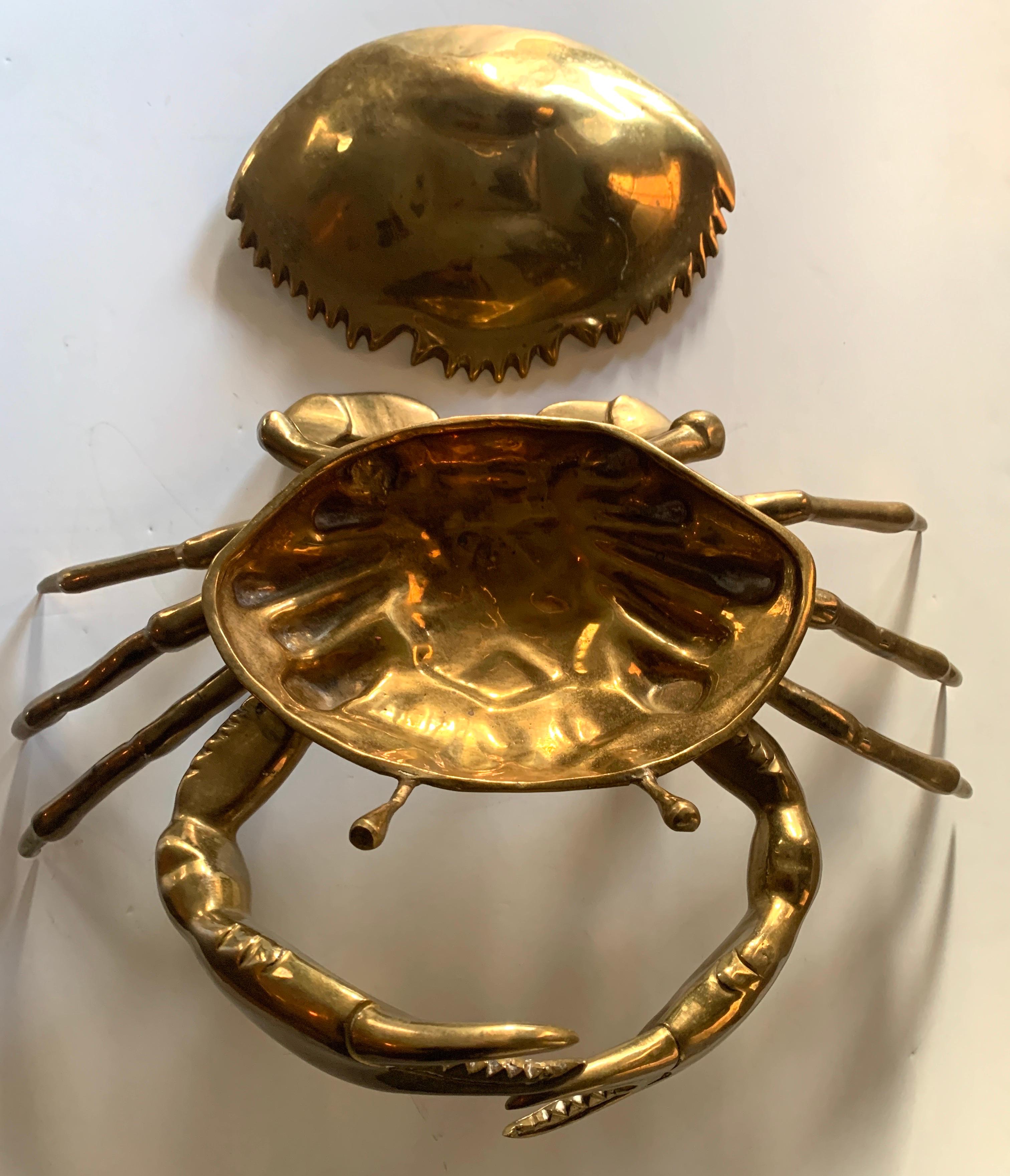 vintage crab ashtray