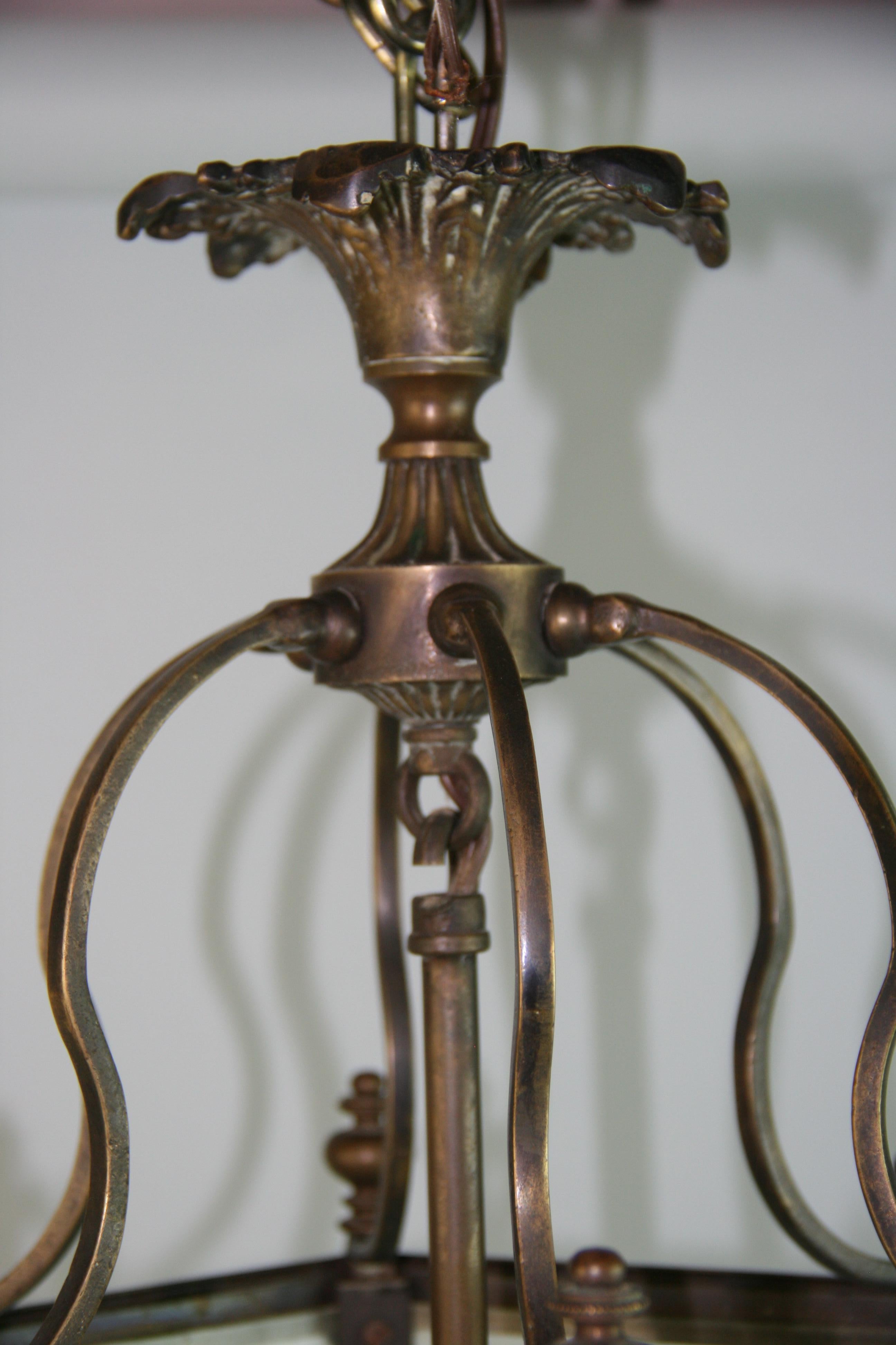 Large English Bronze Lantern For Sale 2