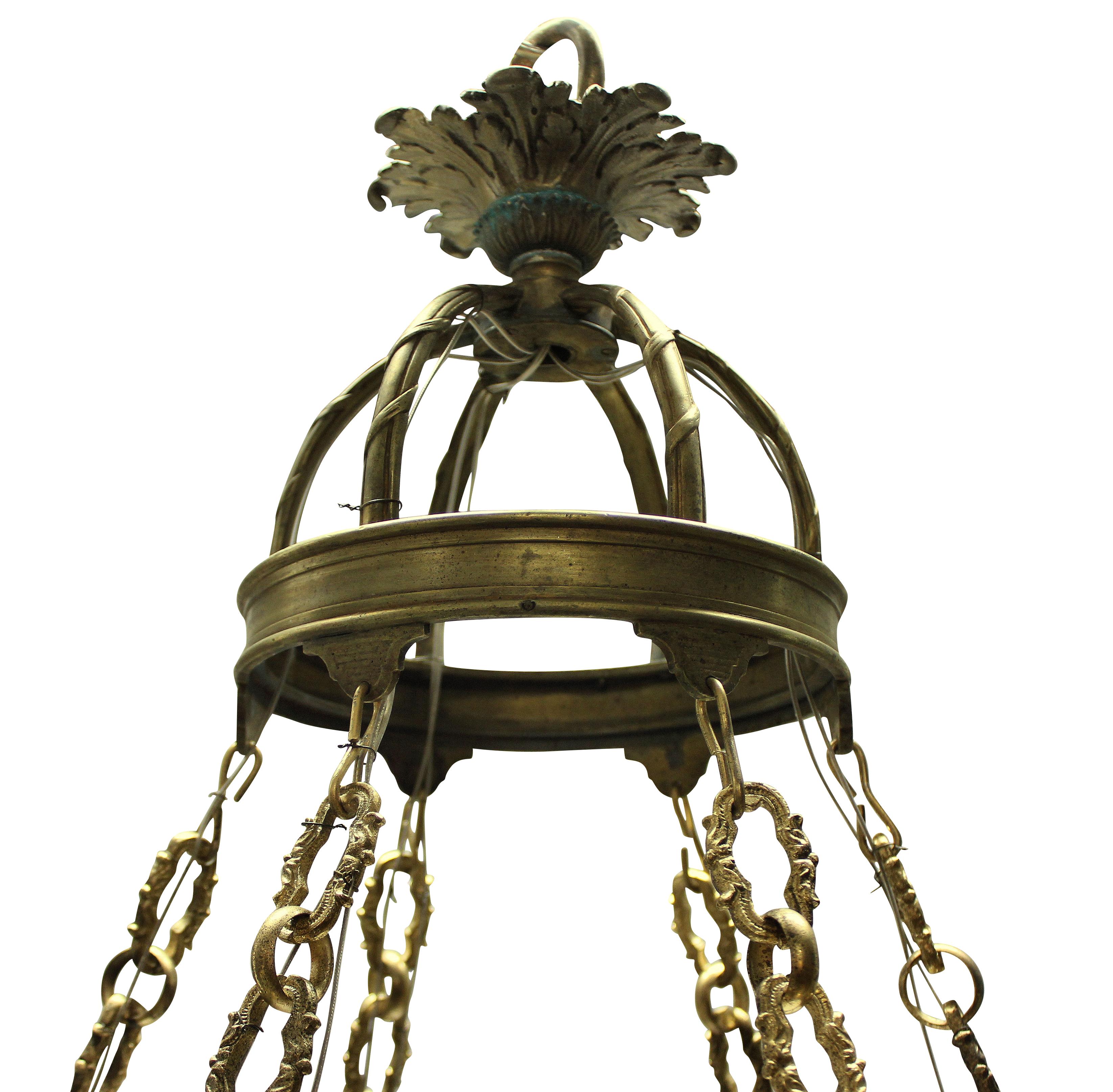 Gothic Large English Corona Chandelier