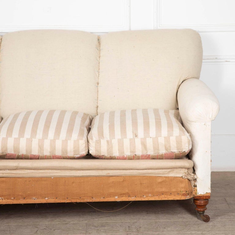 Large English Country House Howard Style Sofa For Sale at 1stDibs | english  country sofa, deconstructed sofa, deconstructed couch