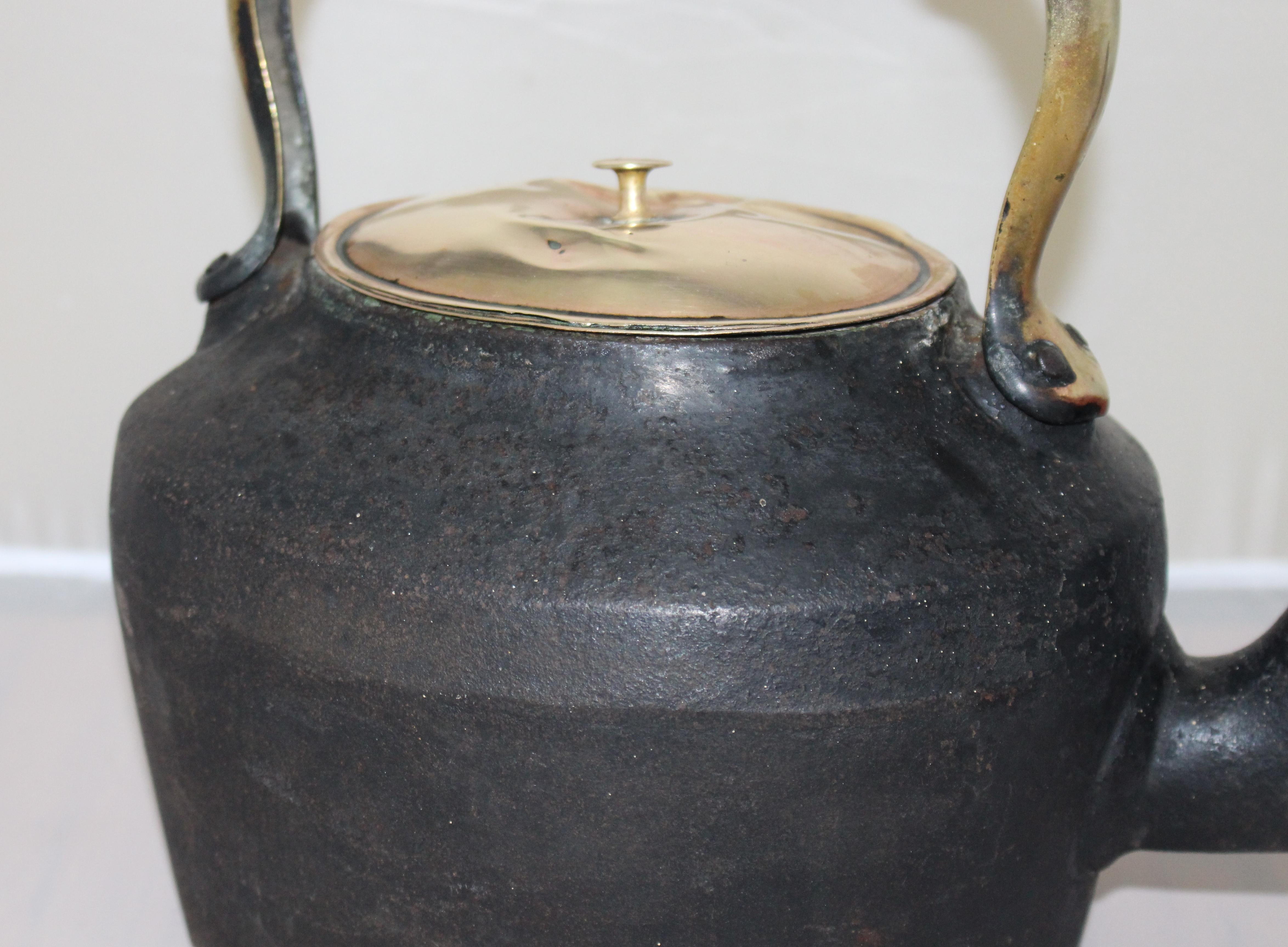 old cast iron kettle